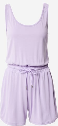 Urban Classics Jumpsuit in Purple: front