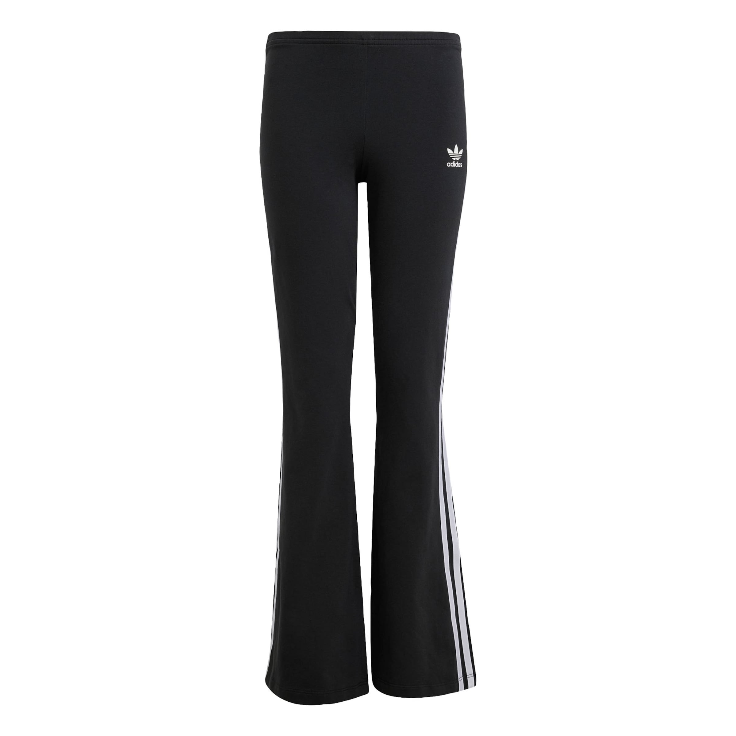 ADIDAS ORIGINALS - Acampanado Leggings 'Adicolor' en negro: frente