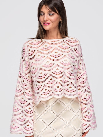 Ombre Blouse in Roze