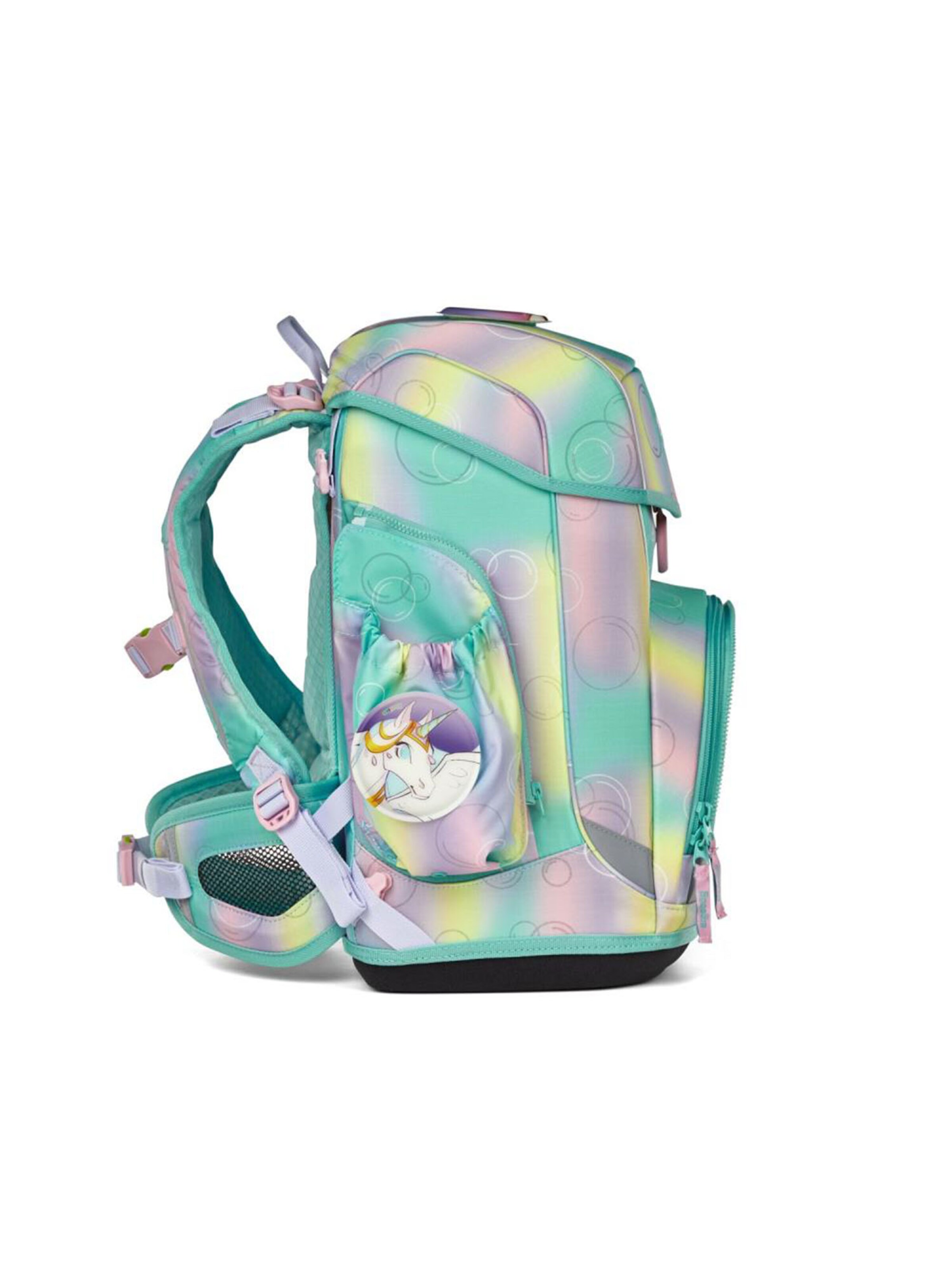 ergobag Backpack 'Cubo Light Schulranzen Set' in Green