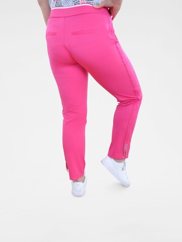 Regular Pantalon Navigazione en rose