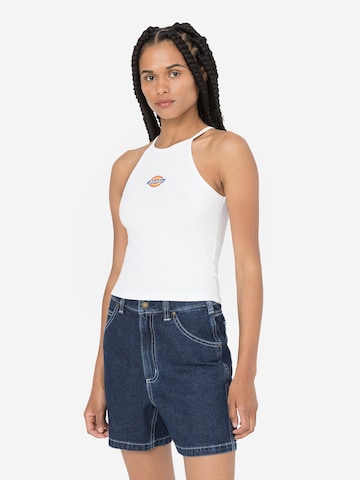 DICKIES Top 'Chain' in White: front