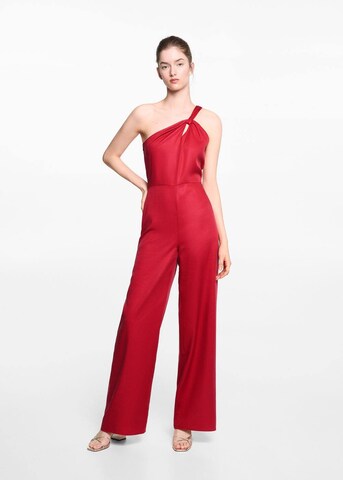 MANGO TEEN Dungarees 'Granate' in Red: front