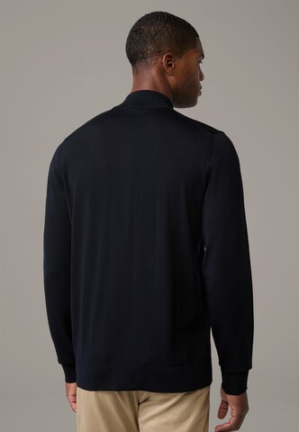 STRELLSON Gebreid vest ' Marek ' in Blauw