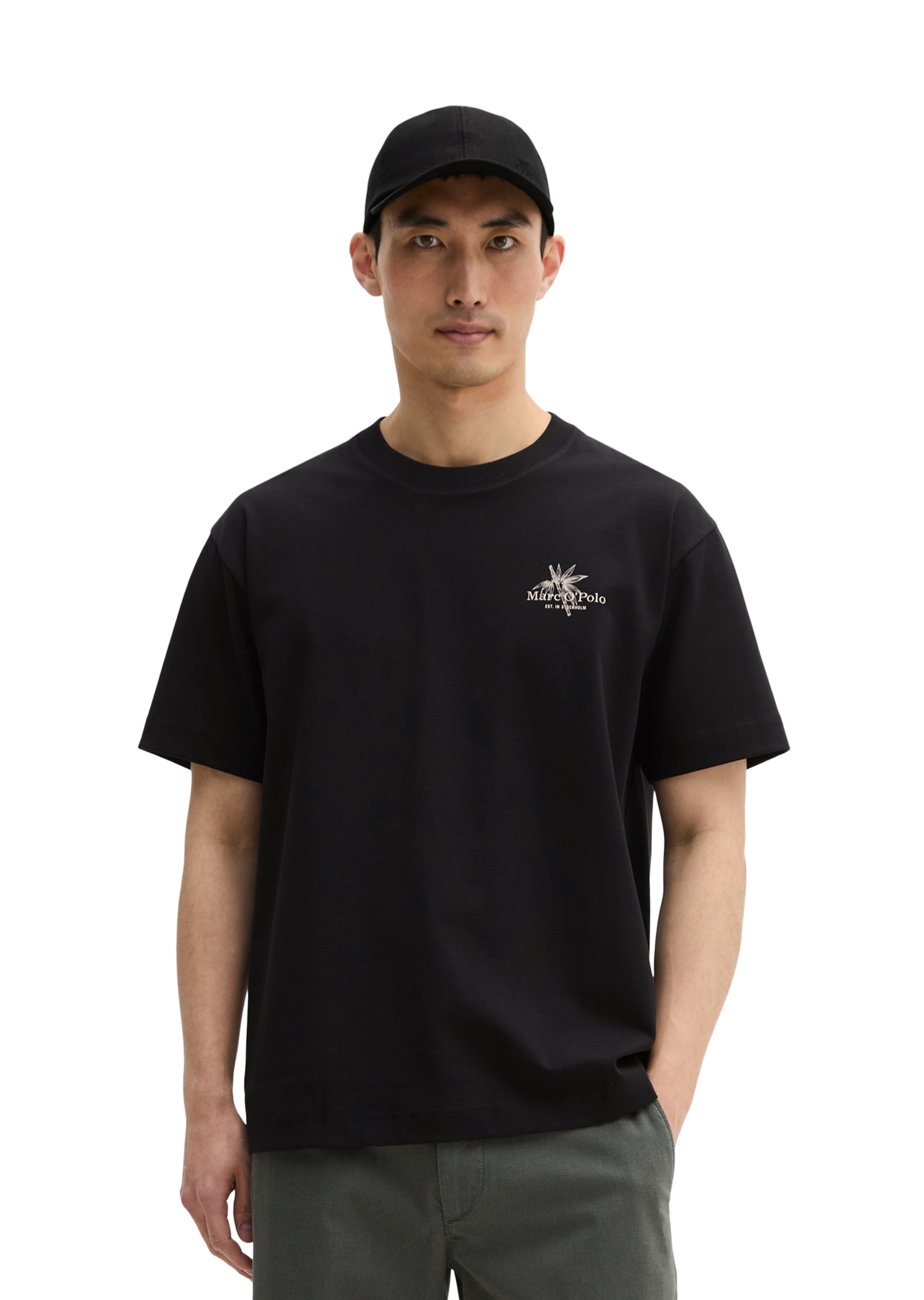 Marc O'Polo Shirt in Black: front