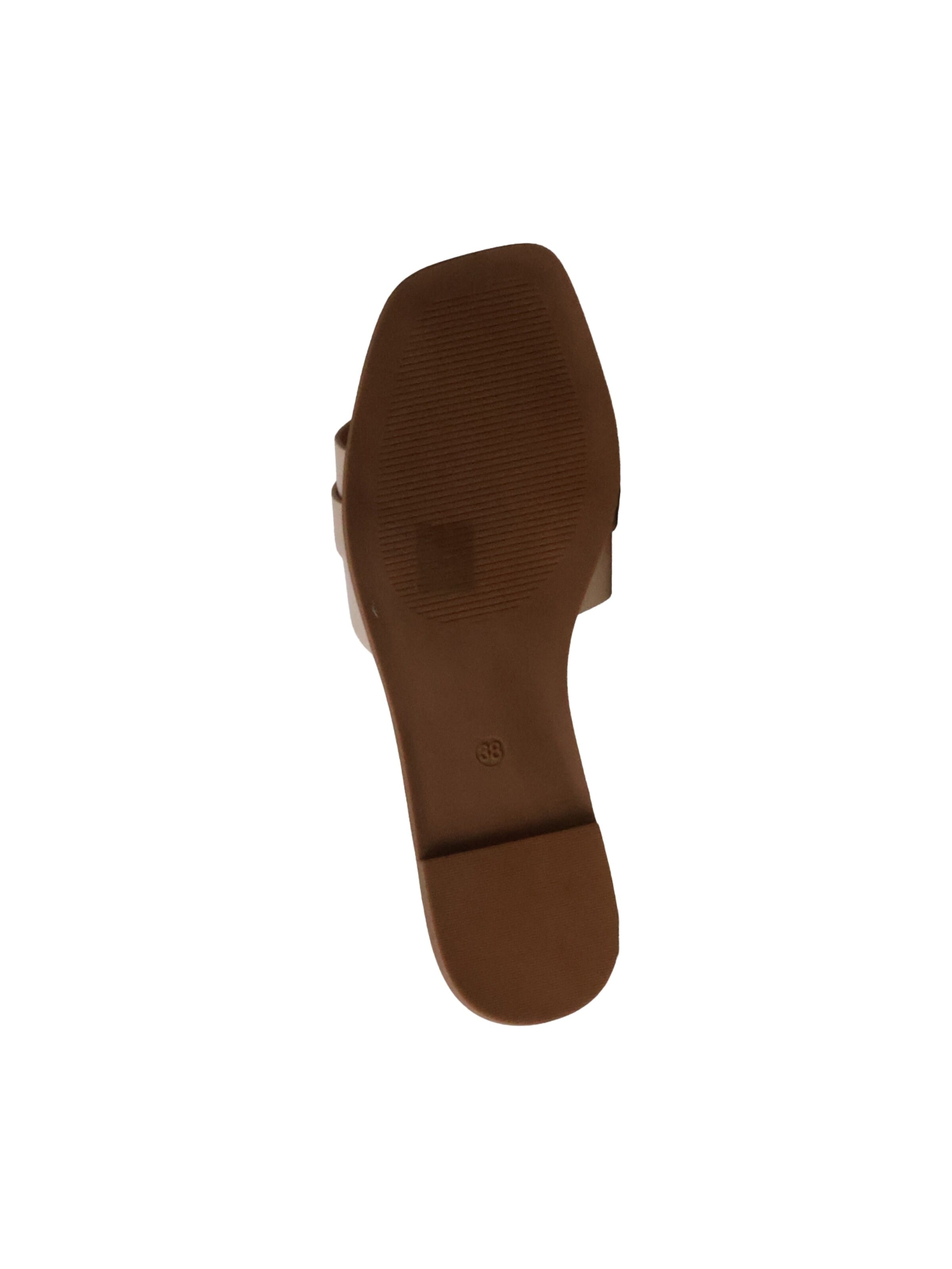 Super Mode - Zapatos abiertos 'Flache Pantoletten zum Hineinschlüpfen' en beige