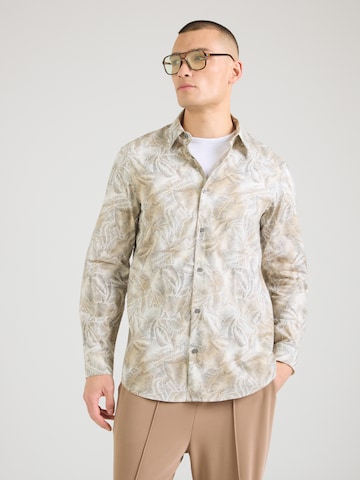 ARMANI EXCHANGE Regular fit Ing - bézs: elől