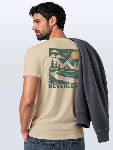 Neverless Shirt 'Neverless' in Beige