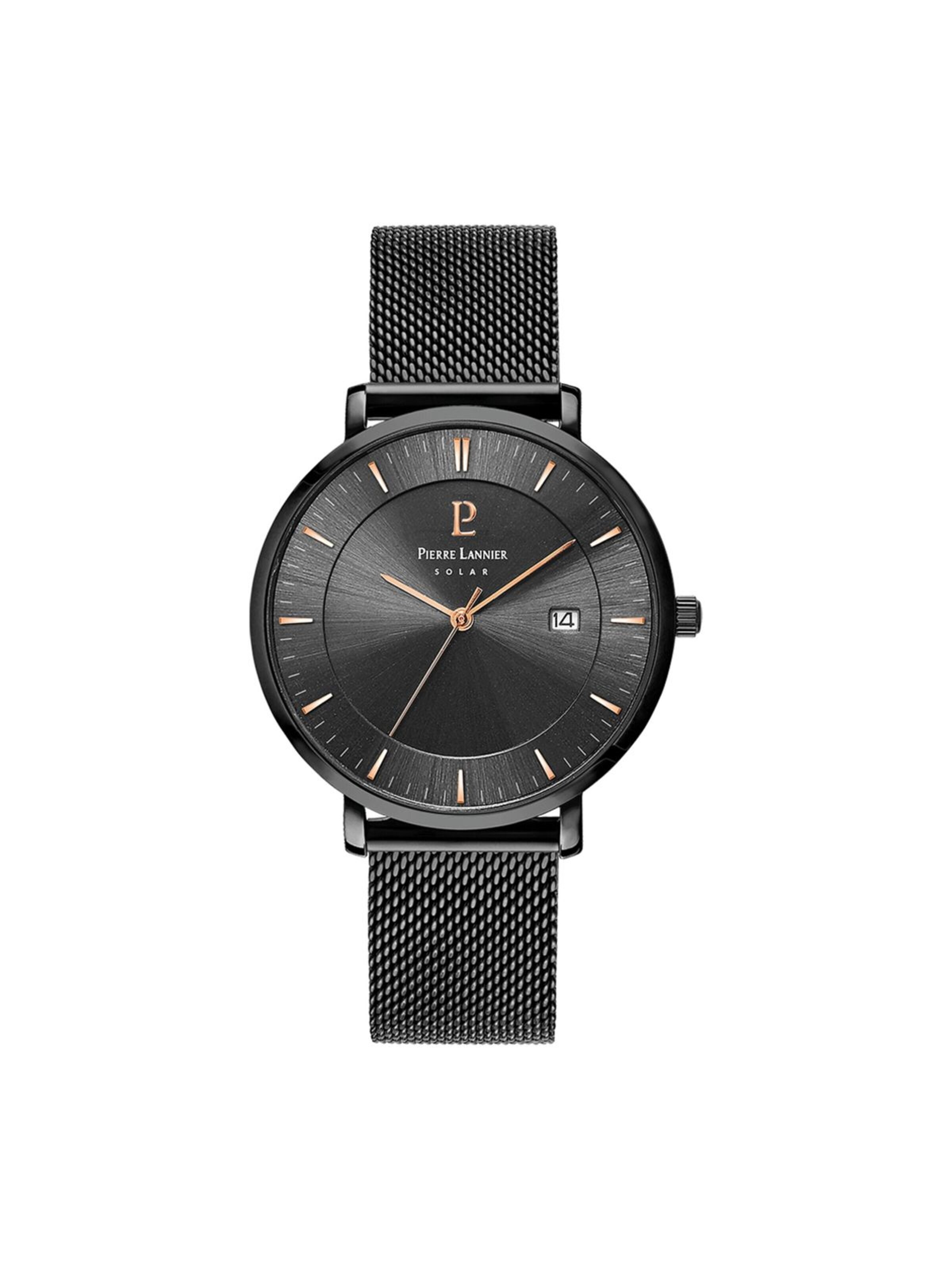 Montre à affichage analogique 'Inti' Pierre Lannier en noir : devant