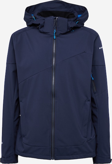 ICEPEAK Veste outdoor 'Barmstedt' en bleu / bleu foncé / blanc, Vue avec produit