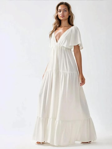 Hiccup Dress in White