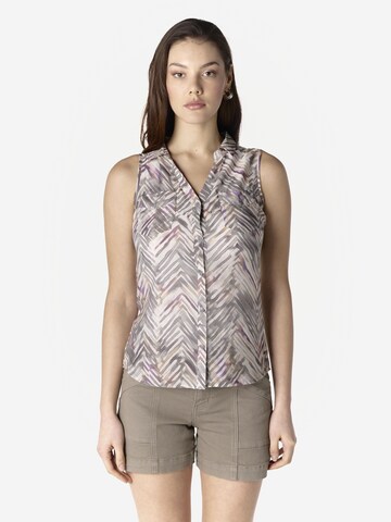 Camicia da donna di KOROSHI in grigio: frontale