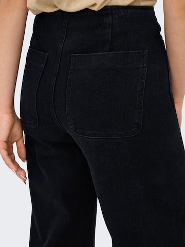 ONLY Wide leg Jeans 'ONLMadeline' in Black