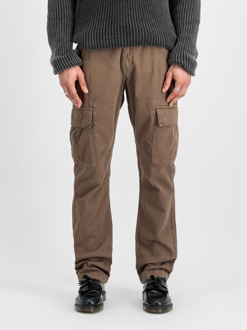 ALPHA INDUSTRIES Regular Cargohose 'Agent'‌‌‌‌‌‌‌‌‌‌ in Grau: Vorderseite