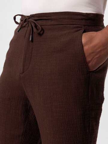 Tapered Pantaloni di Antioch in marrone