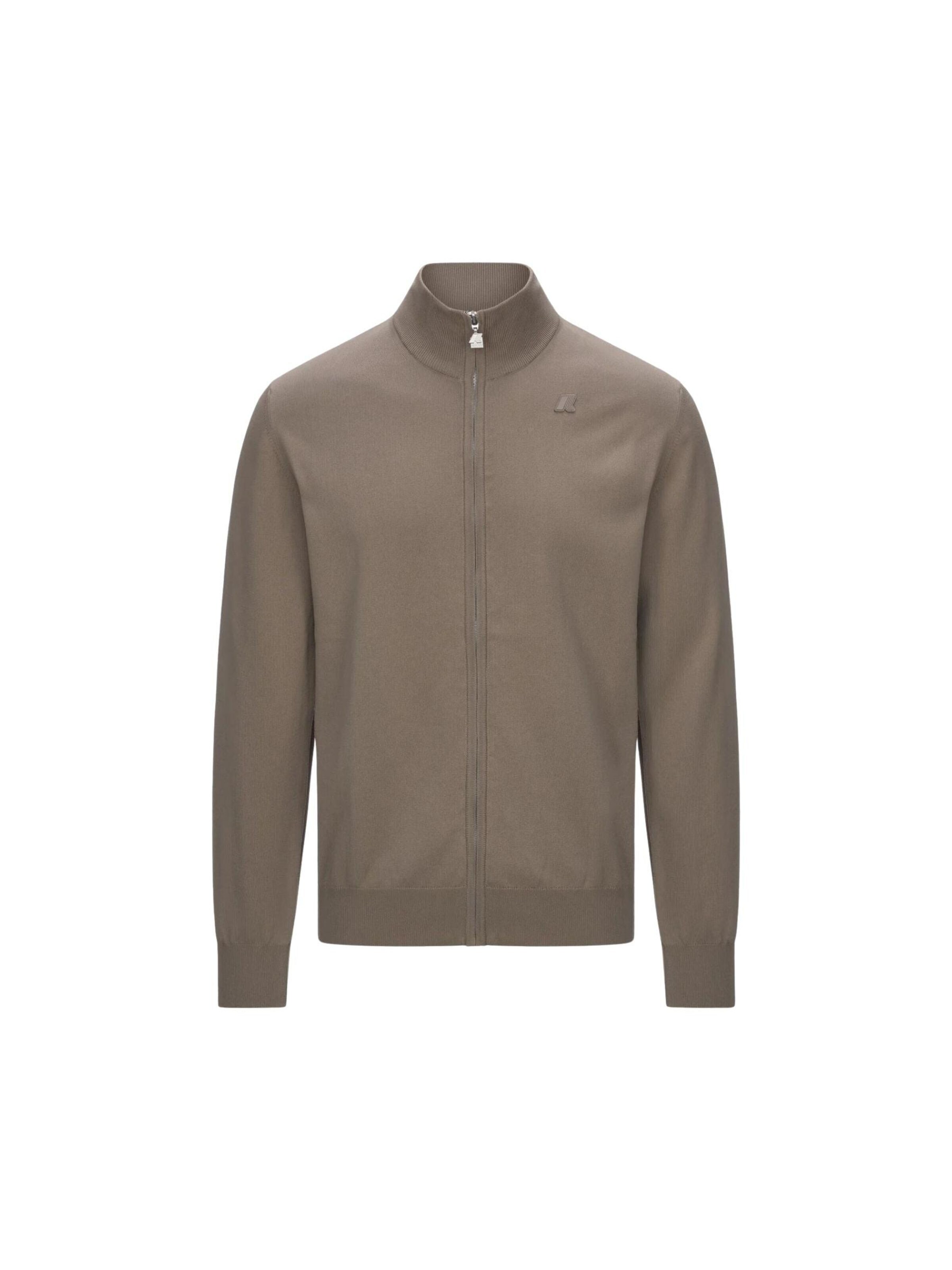 K-Way Bluza rozpinana 'FINNY COTTON PS PULLOVER' w kolorze beżowy: przód
