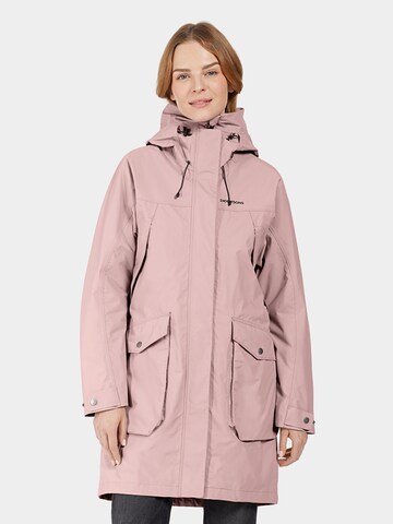 Didriksons Outdoorjas 'THELMA' in Roze: voorkant