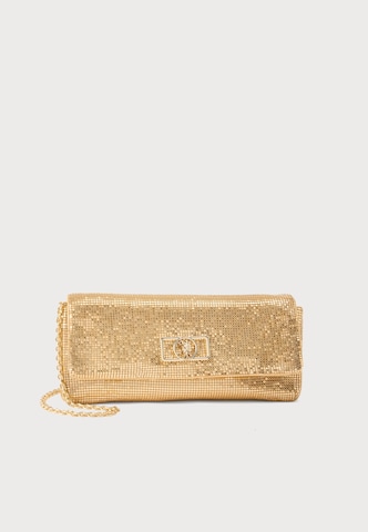 U.S. POLO ASSN. Clutch 'NEW CEREMONY' in Gold: front