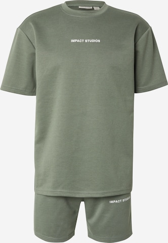 zaļš Only & Sons Mājas apģērbs 'ONSLIAM': no priekšpuses