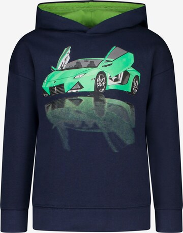 SALT AND PEPPER Sweater 'Green Car' in Blue: front