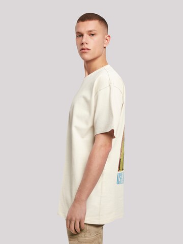 F4NT4STIC Shirt 'Guns 'n' Roses Music Double Illusion' in Beige