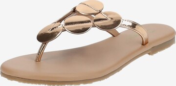 Dockers by Gerli T-Bar Sandals in Gold: front
