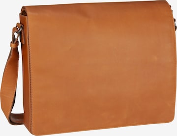 LEONHARD HEYDEN Messenger in Brown: front