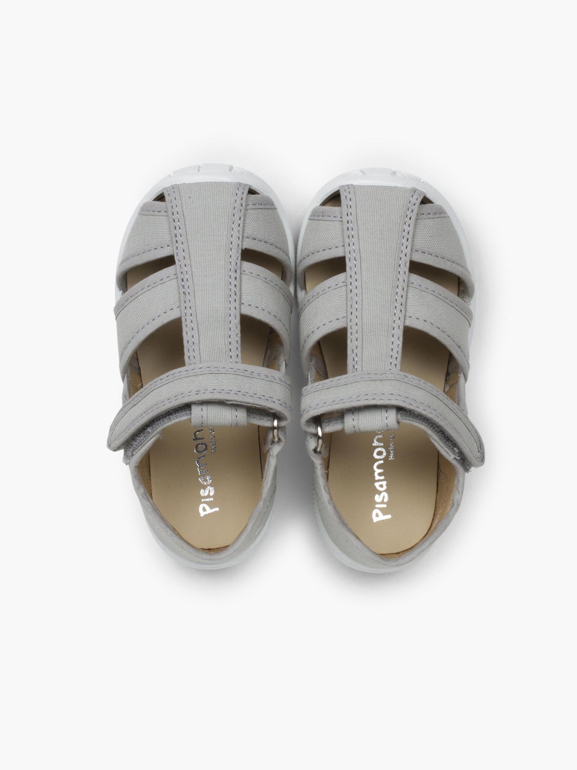 Pisamonas First-Step Shoes in Grey