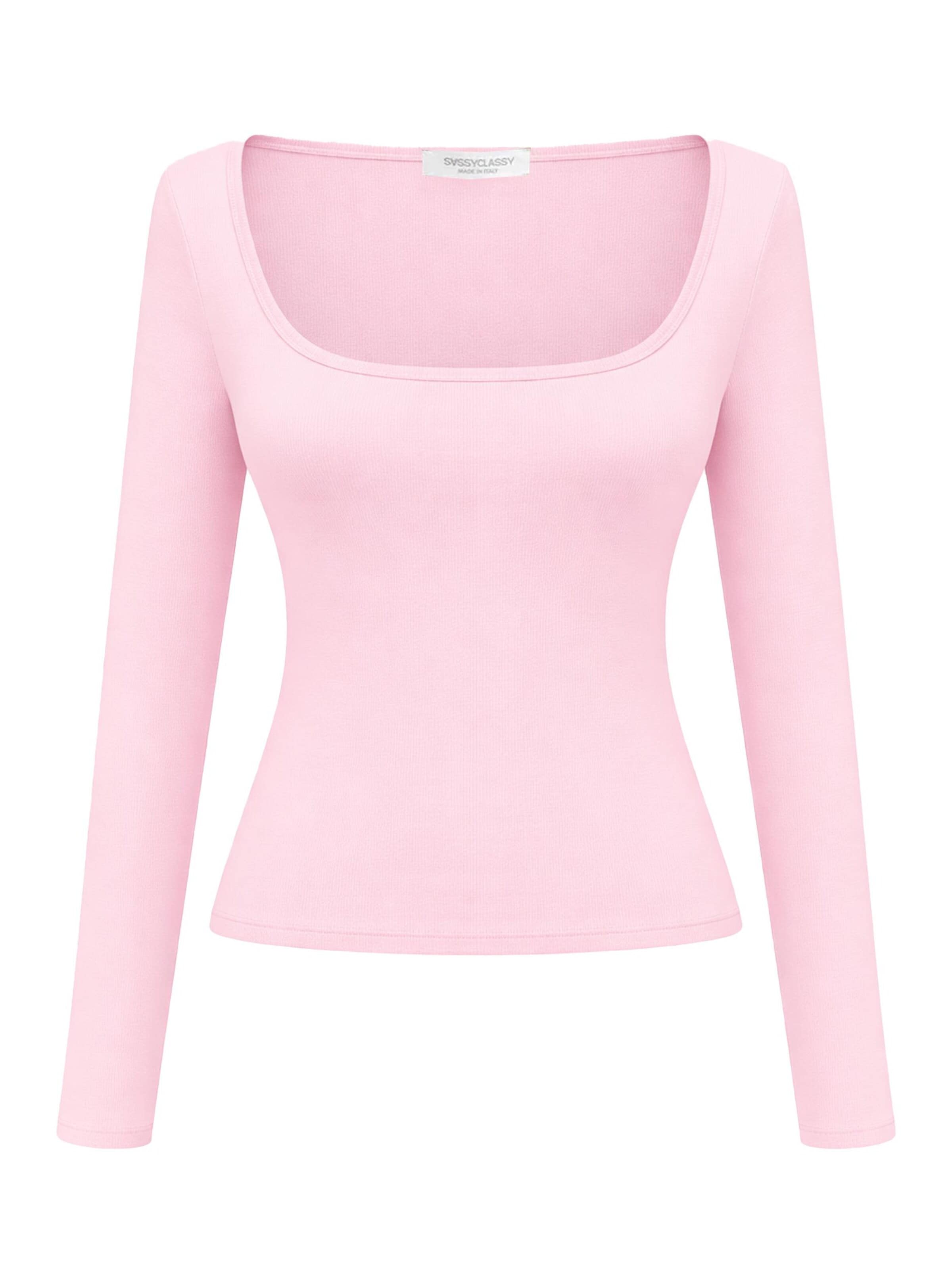 Maglietta di SASSYCLASSY in rosa: frontale