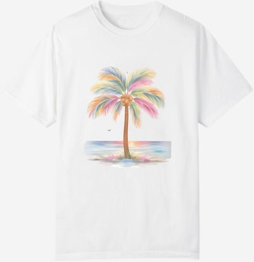 T-shirt GORHEY en blanc : devant