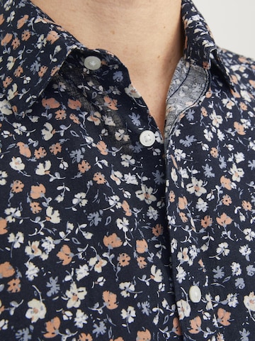 JACK & JONES - Ajuste estrecho Camisa 'Summer' en azul