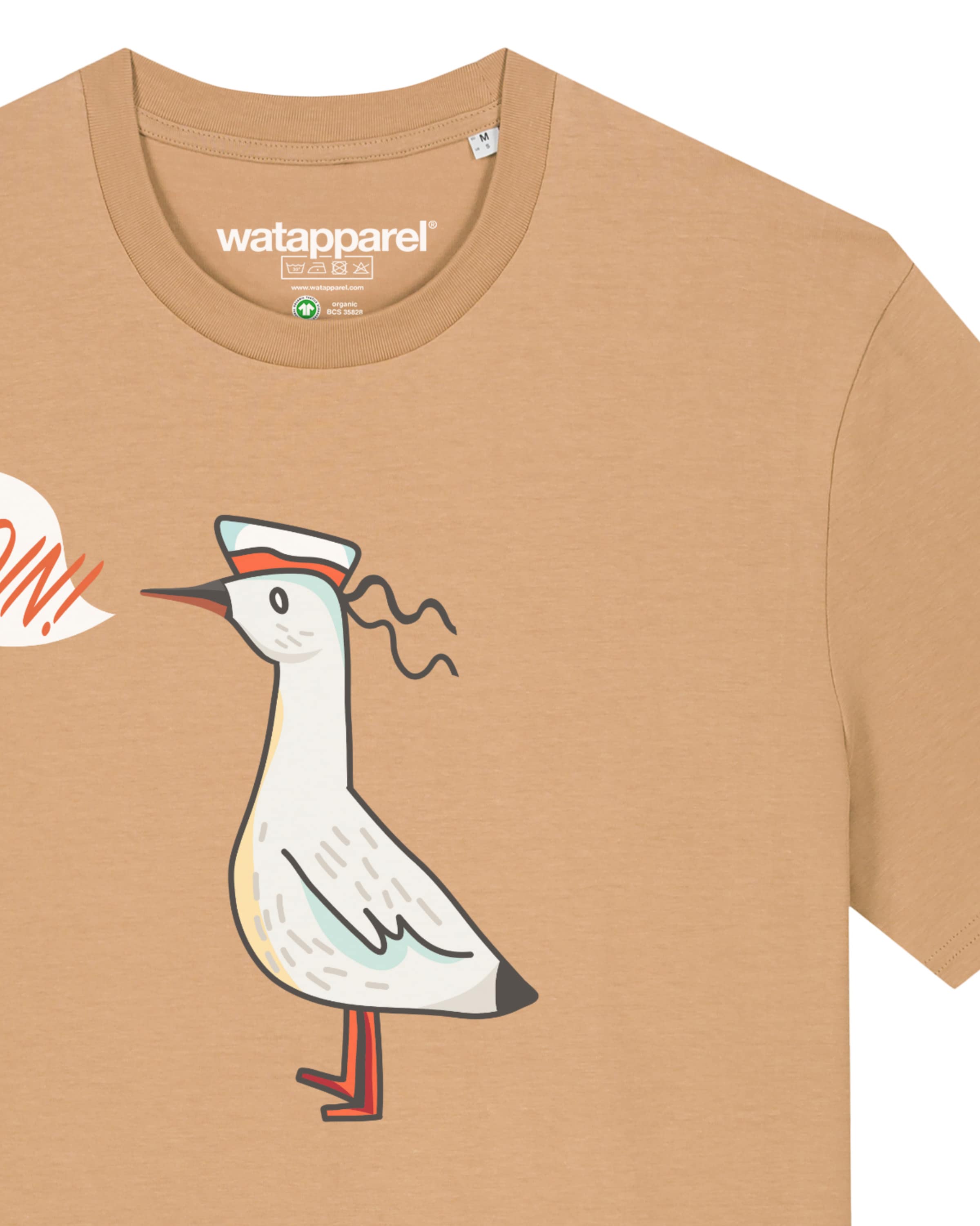 T-Shirt Watapparel en beige