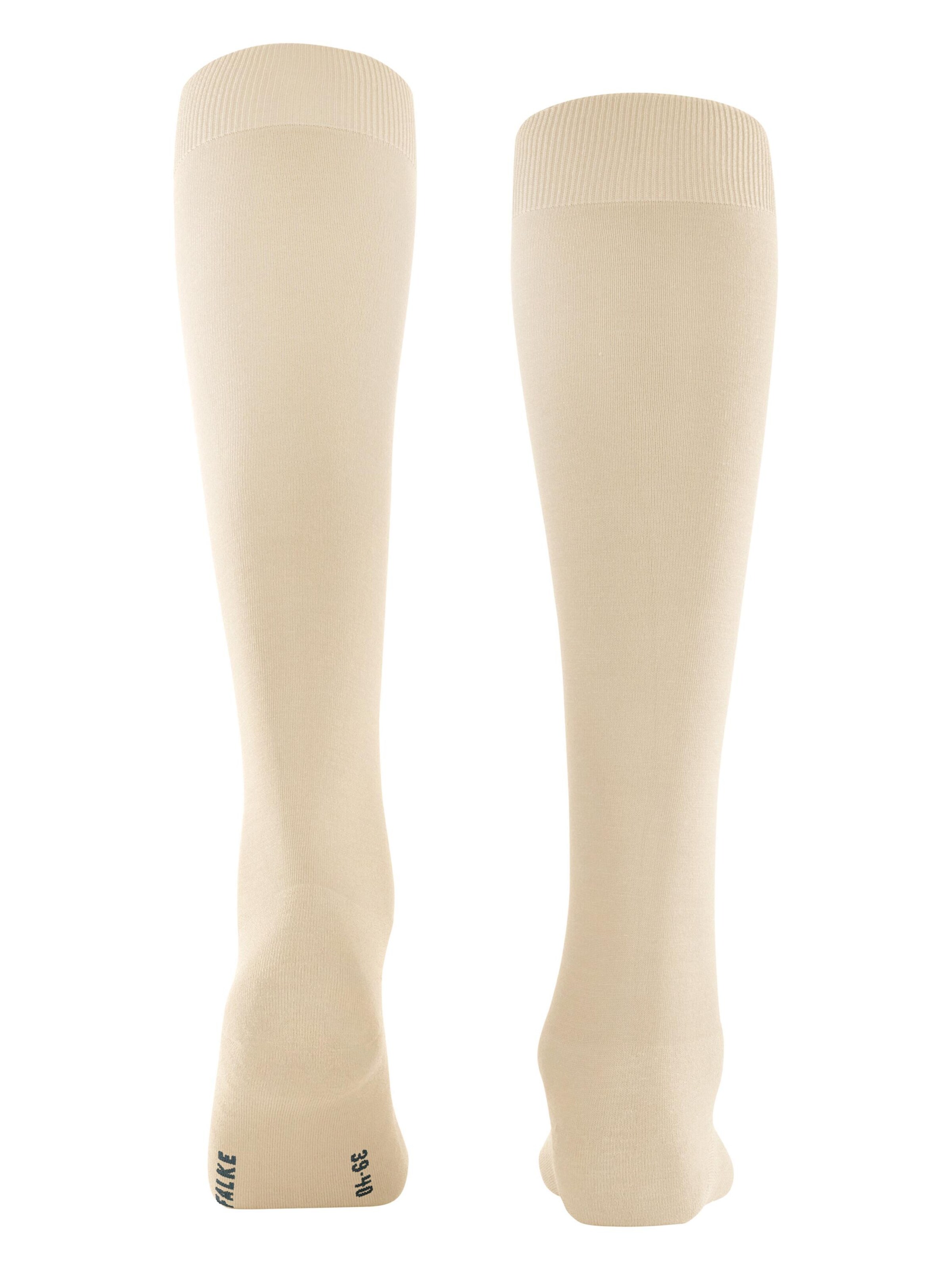 FALKE Knee High Socks 'ClimaWool' in Beige