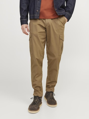 JACK & JONES Regular Cargohose in Braun: predná strana