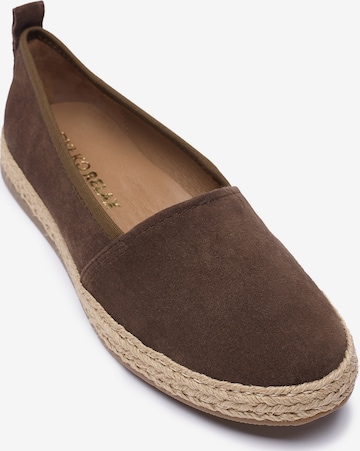 RYLKOEspadrile - smeđa boja: prednji dio