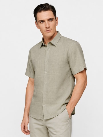 ALLTHEMEN Comfort Fit Hemd 'Leichtmut'‌‌ in Grün