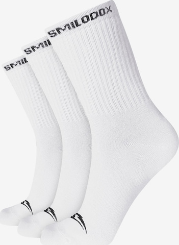 Smilodox Socks ' 3er Tennis Socks ' in White: front