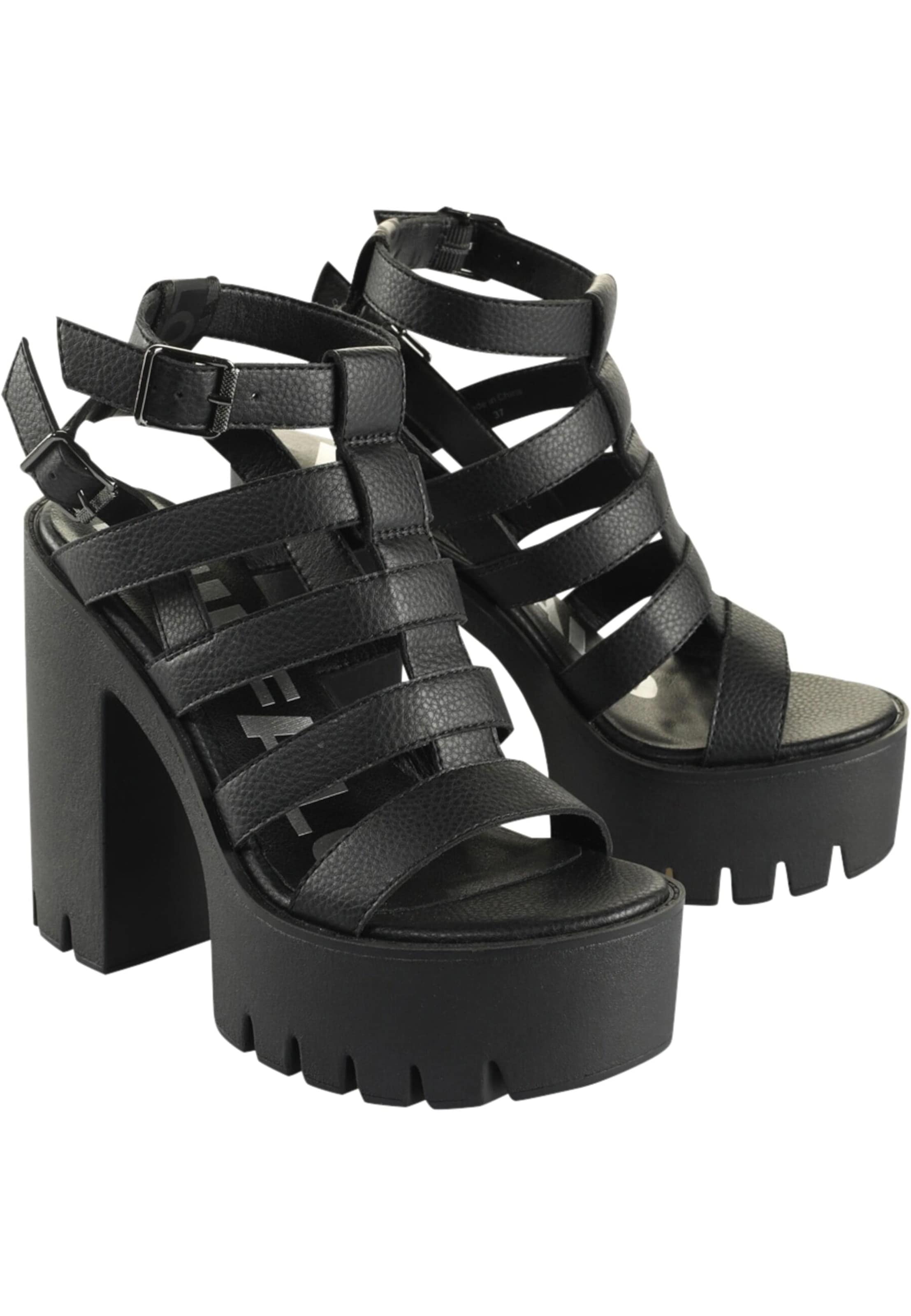 Sandale cu baretă 'Jalila' de la BUFFALO pe negru