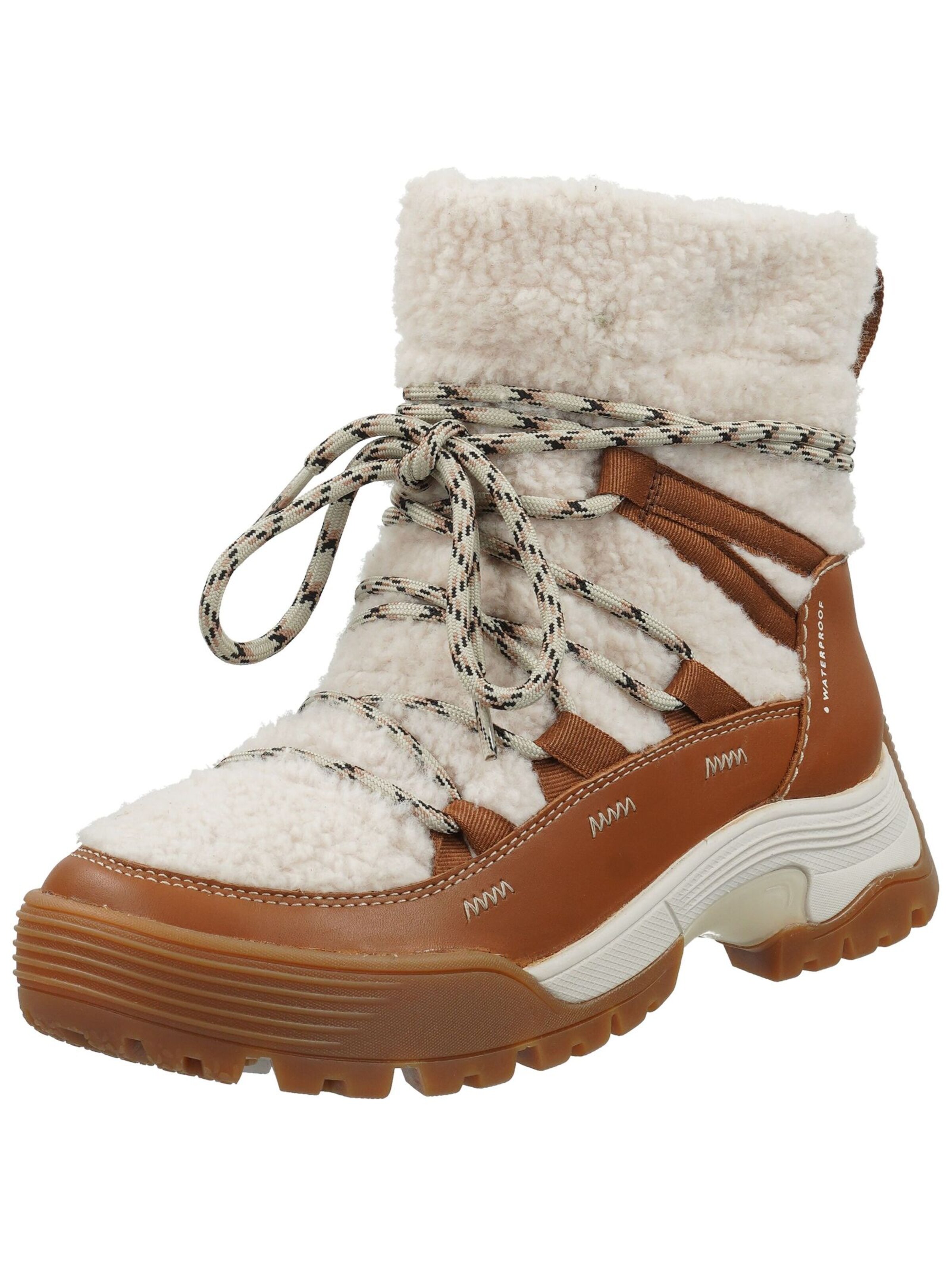 CLARKS Veterlaarsjes in Beige: voorkant