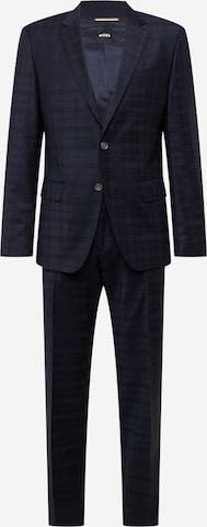 BOSS Black Regular Suit 'Huge' in Blue: front