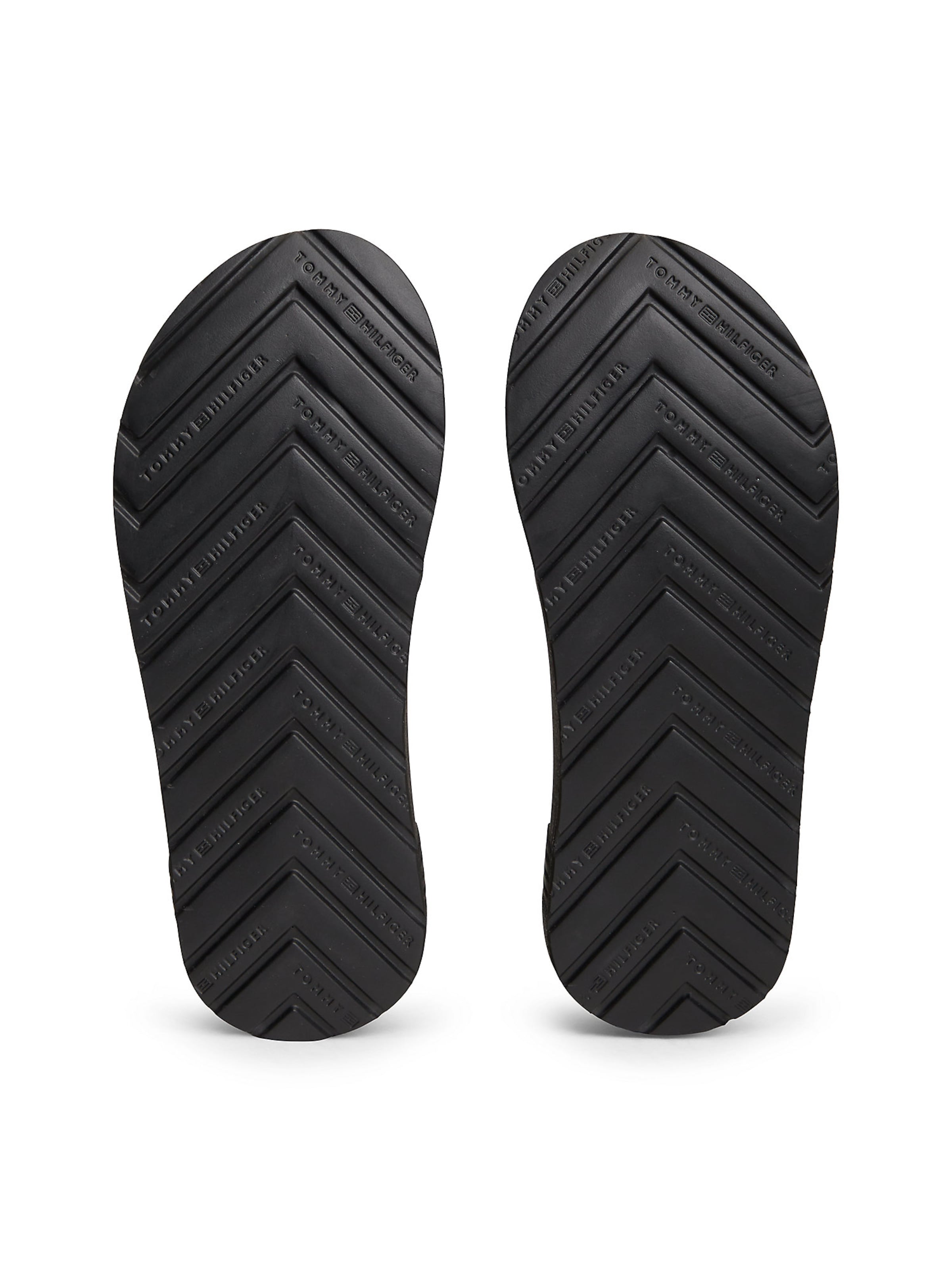 TOMMY HILFIGER T-bar sandals in Black