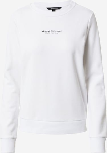 ARMANI EXCHANGE Sweatshirt in Black / White, Item view