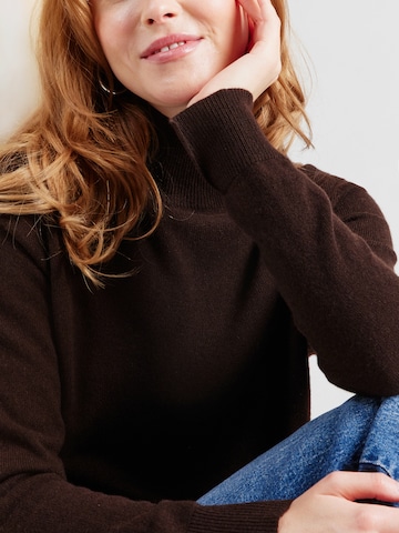 Pure Cashmere NYC Πουλόβερ σε καφέ