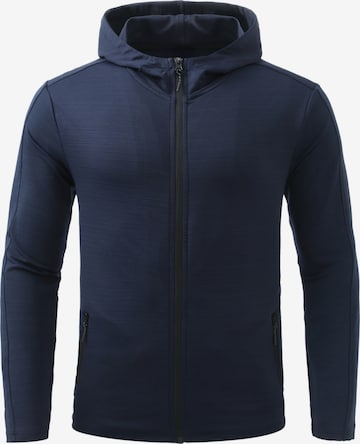 YOUTHUP Outdoor jacket 'Bewegung' in Blue: front