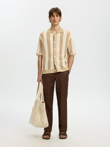 Coupe regular T-Shirt SELECTED en beige