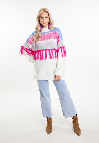 Pull-over 'Eyota' IZIA en blanc