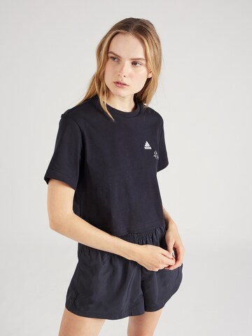 T-shirt fonctionnel ADIDAS SPORTSWEAR en noir : devant