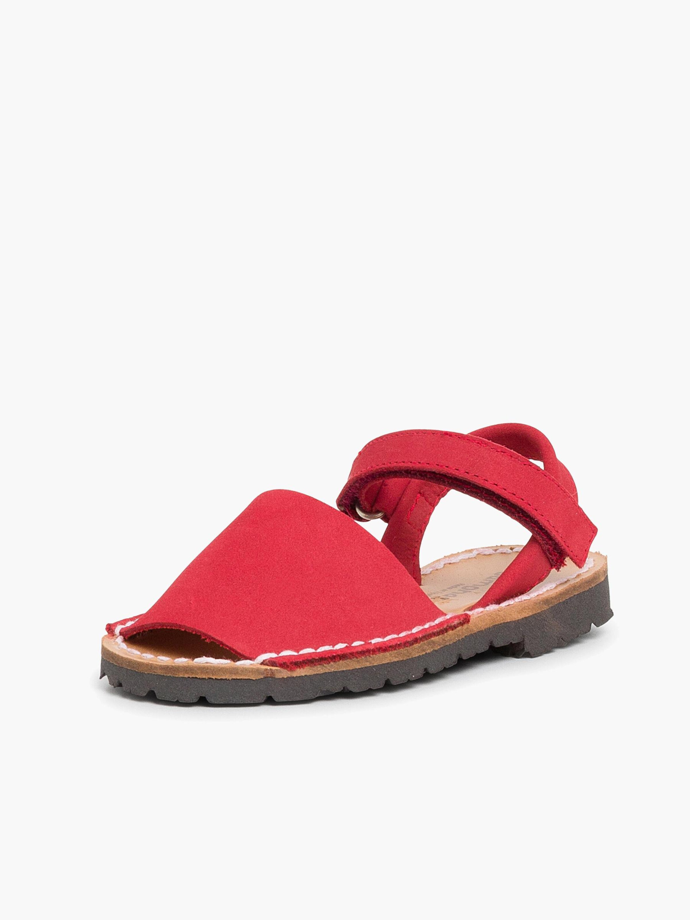 Sandales Pisamonas en rouge : devant