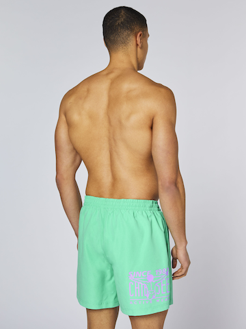 CHIEMSEE Athletic Swim Trunks in Green