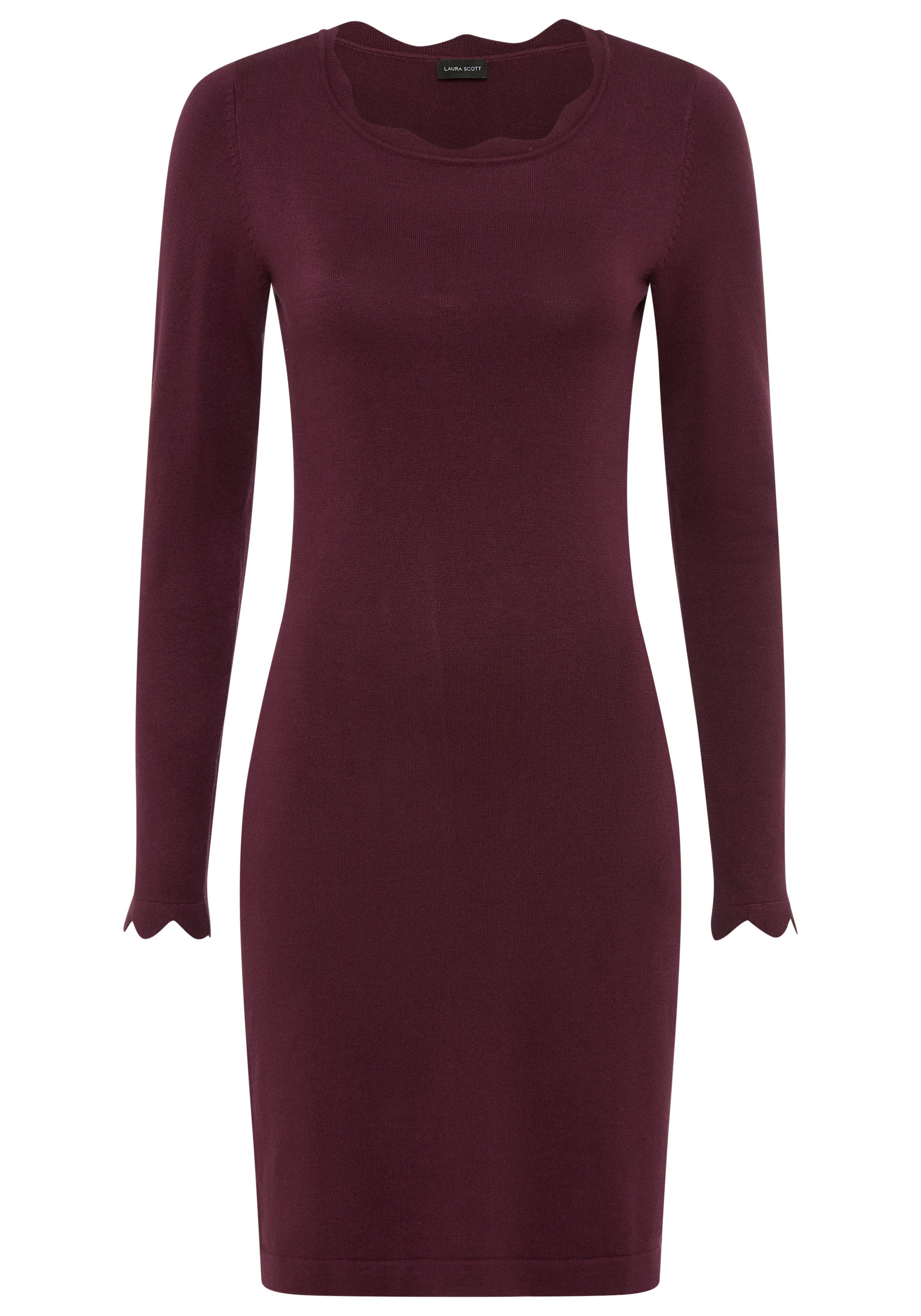 LAURA SCOTT Strickkleid in Rot: Vorderseite